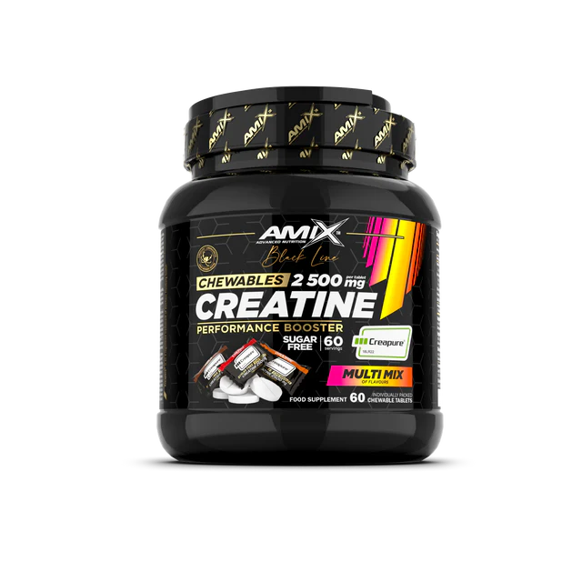 AMIX BLACK CREATINE CREAPURE MASTICABLE 60TAB MIX