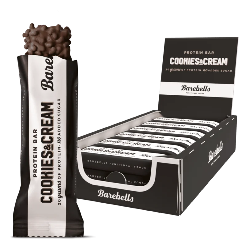 BAREBELLS BARRITA 12X55GR COOKIES & CREAM
