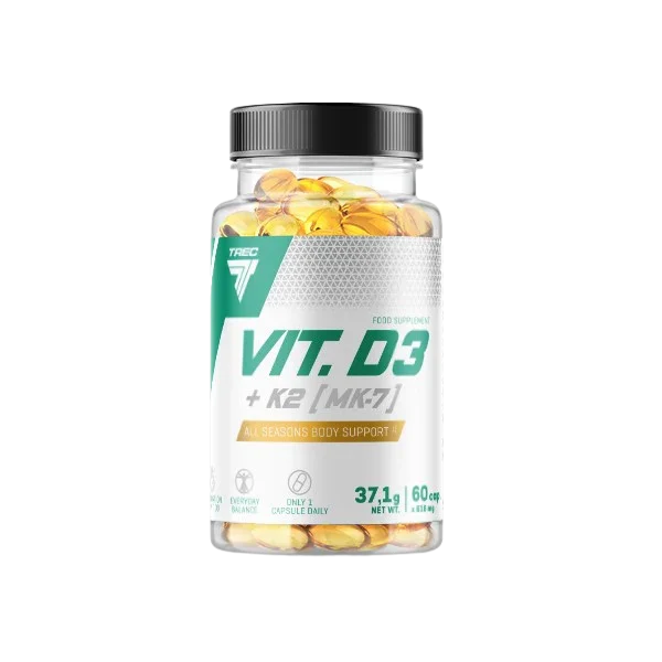 TREC VITAMINA D3 + K2 (MK-7) 60CAP