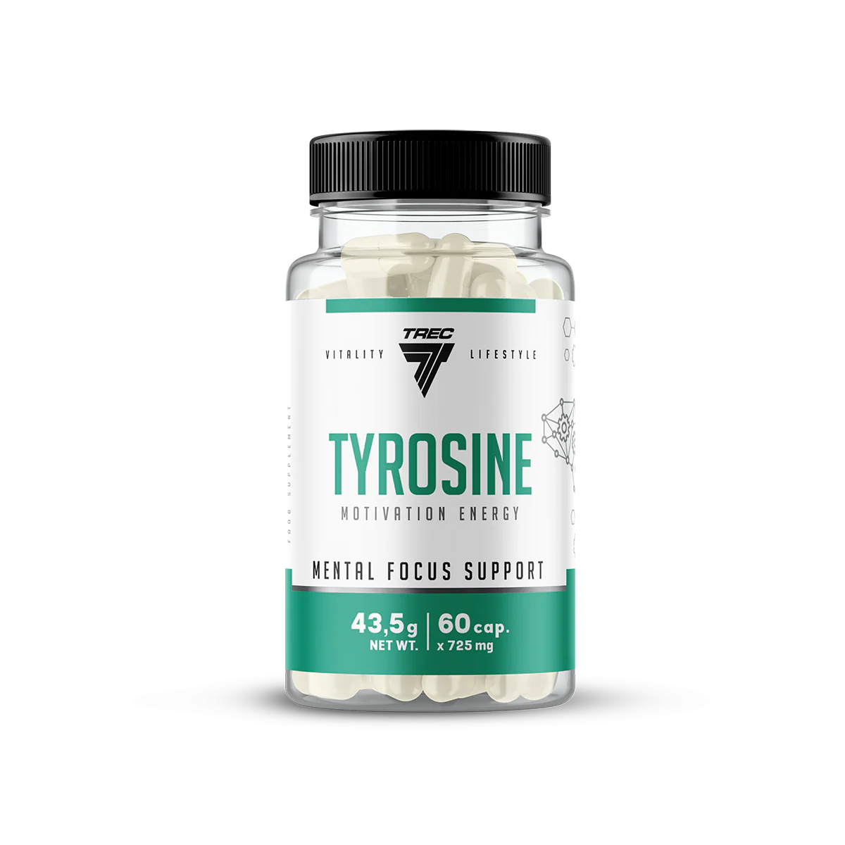 TREC tyrosine 60capsulas